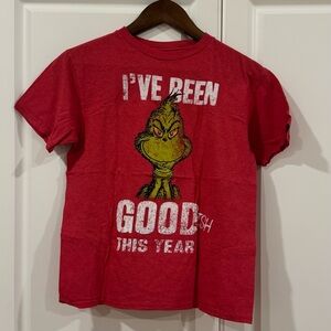 Red Grinch Kids T-Shirt